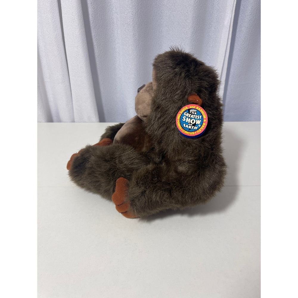 Vintage Ringling Bros Barnum Bailey Plush Gorilla "Greatest Show on Earth" - Picture 7 of 13